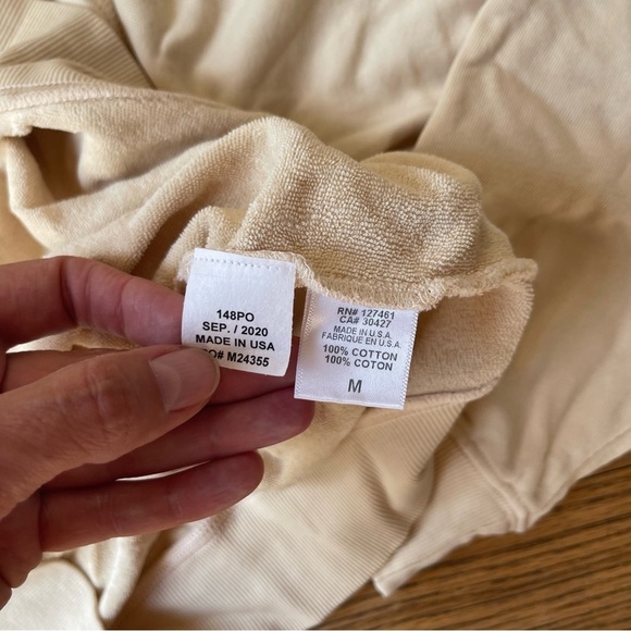 NEW Wildfox Take Care Earth Crew Sweatshirt Wheat Size Medium NWT - Picture 5 of 6